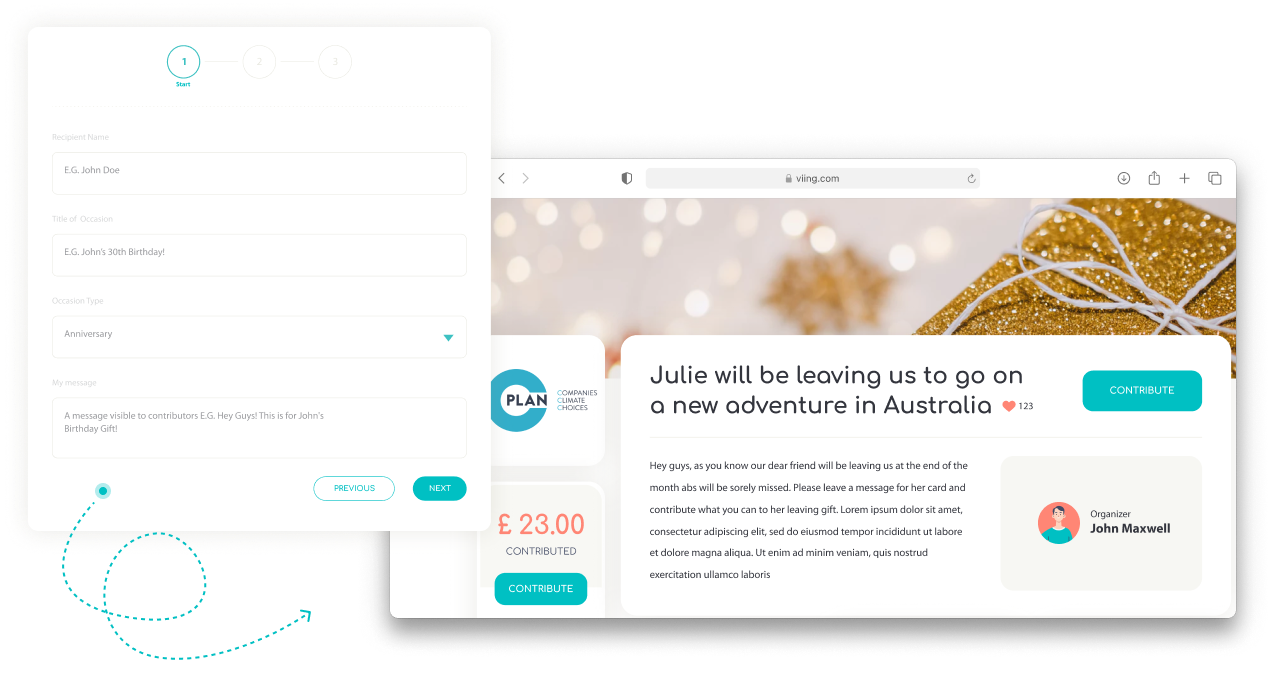 create an occasion page preview